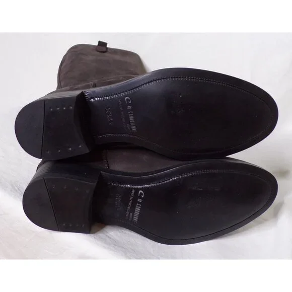 🆕 LA CANADIENNE Love Knee High Lined Waterproof Suede Boot 7 Gray - Picture 13 of 13